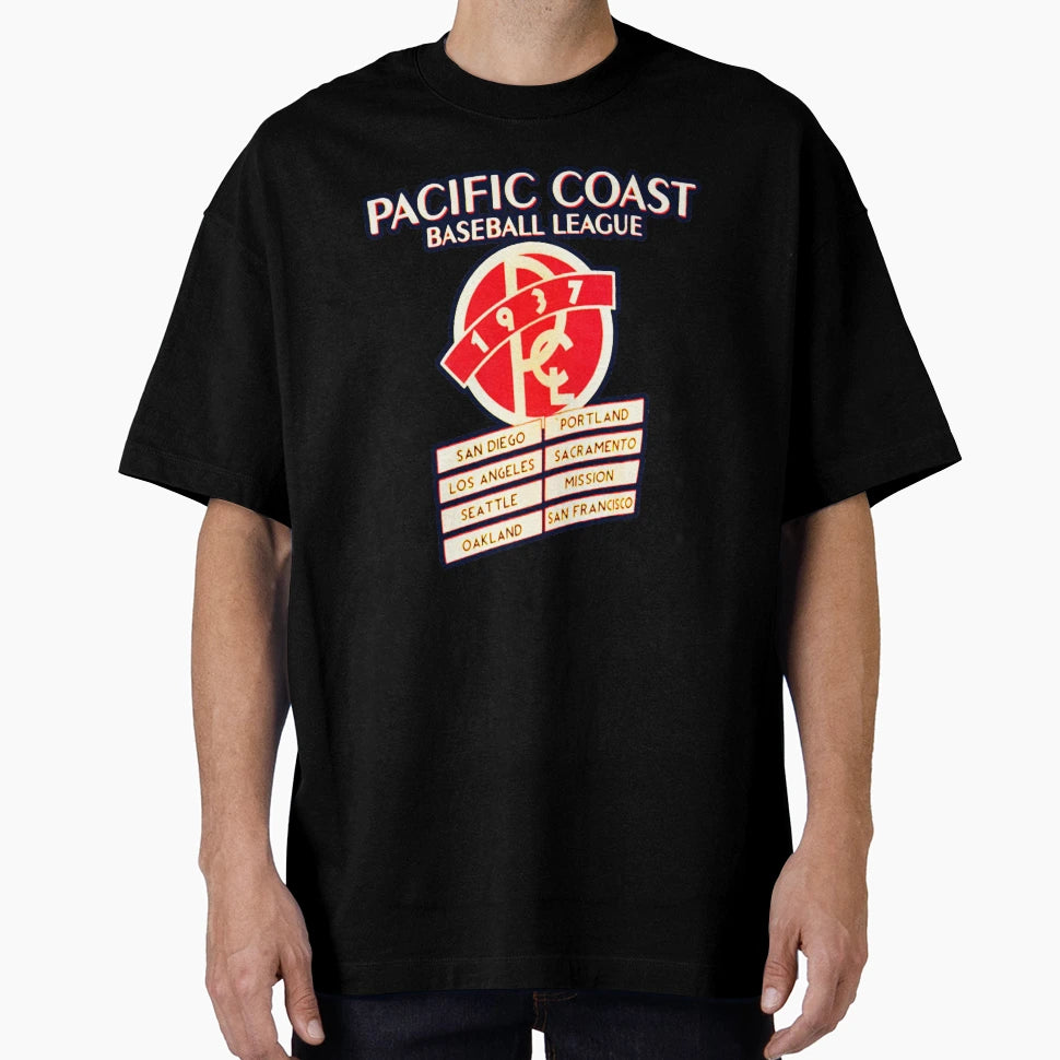 Pacifc Coast League Baseball T-Shirt - Unique Graphic Unisex - T-Shirt, Sweatshirt, Hoodie