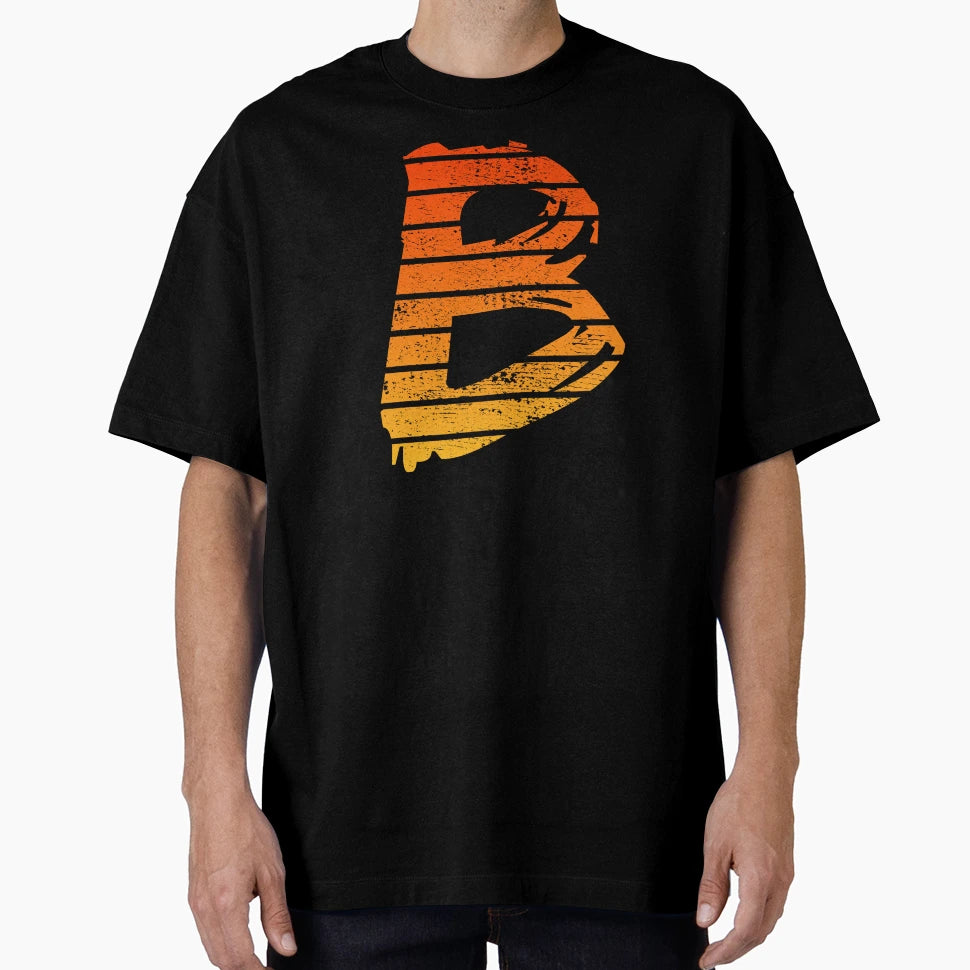 Letter B Initials T-Shirt - Trendy Graphic Unisex - T-Shirt, Sweatshirt, Hoodie