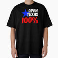 Open Texas 100 T-Shirt - Minimalist Print Men Women - T-Shirt, Sweatshirt, Hoodie