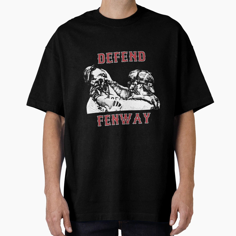 Defend Fenway Red T-Shirt - Graphic Print for Adults - T-Shirt, Sweatshirt, Hoodie