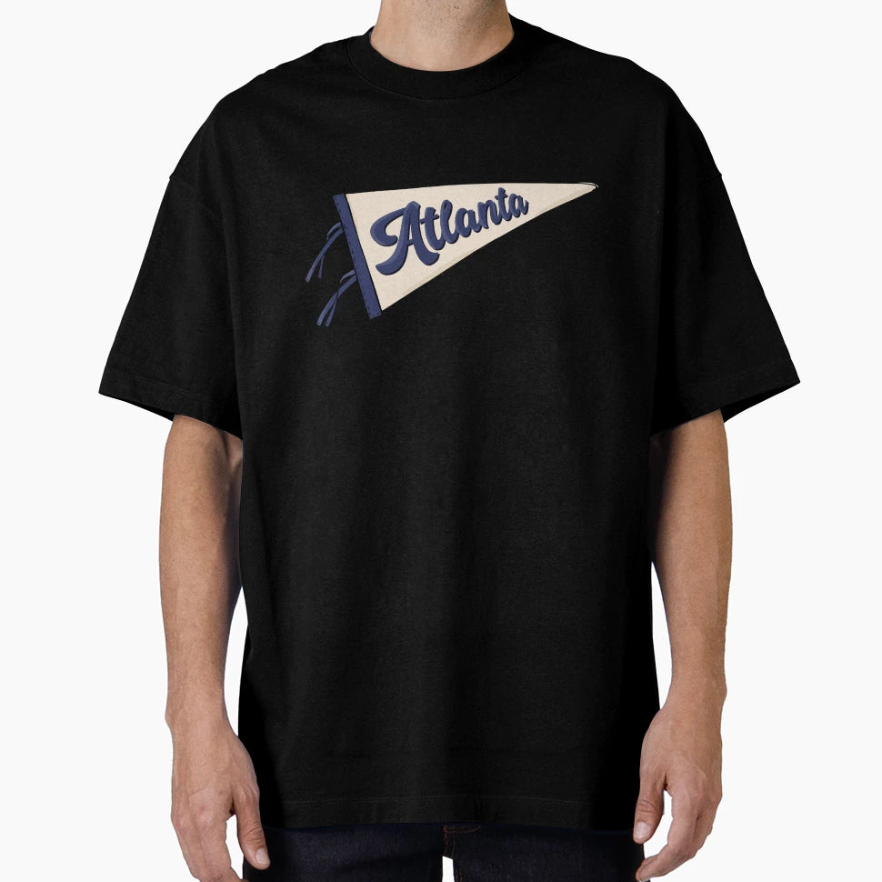 Atlanta Pennant Flag T-Shirt - Unique Graphic Unisex - T-Shirt, Sweatshirt, Hoodie