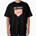 Detroit Baseball City Home Map T-Shirt - Aesthetic Graphic for Adults - T-Shirt, Sweatshirt, Hoodie