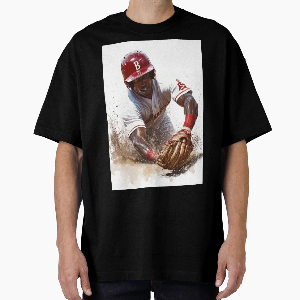 Pitcher Diving Catch Active Outdoors T-Shirt - Aesthetic Graphic Unisex - T-Shirt, Sweatshirt, Hoodie