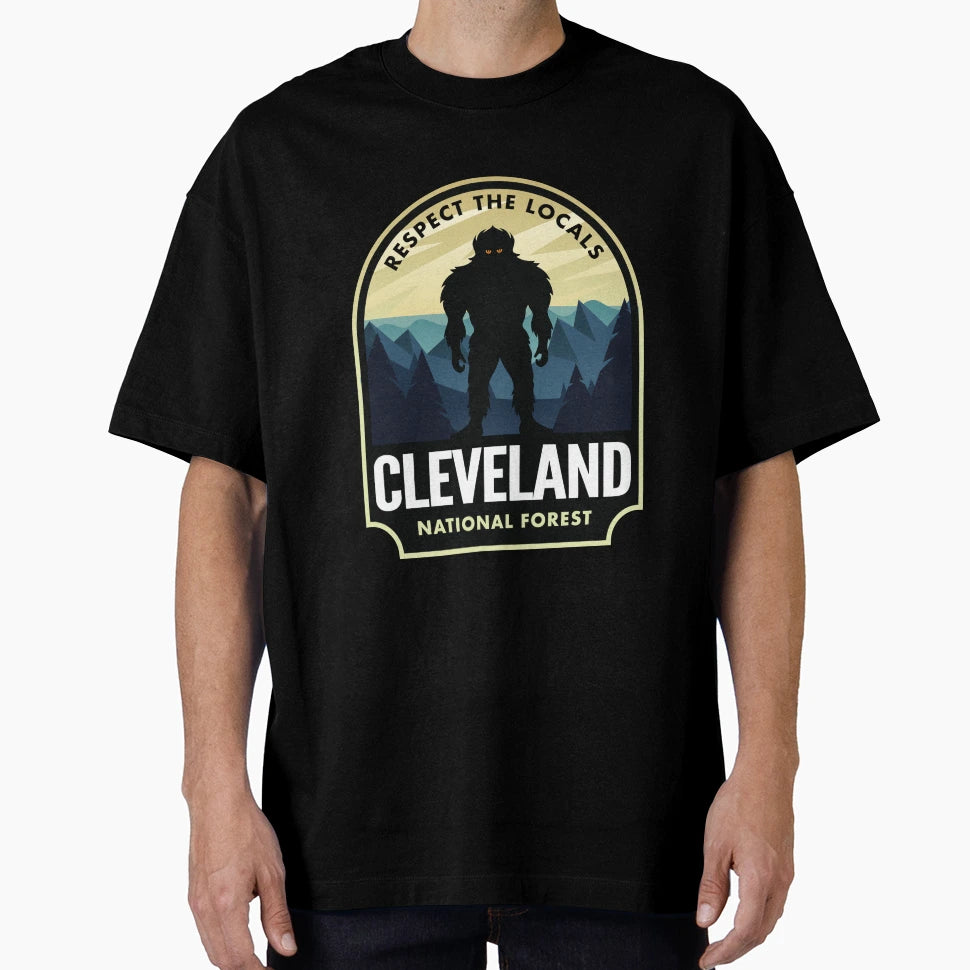 Cleveland California Bigfoot Sasquatch T-Shirt - Streetwear Style Unisex - T-Shirt, Sweatshirt, Hoodie