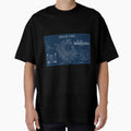 Oracle Park Navy Blueprint T-Shirt - Casual Everyday Wear for Adults - T-Shirt, Sweatshirt, Hoodie