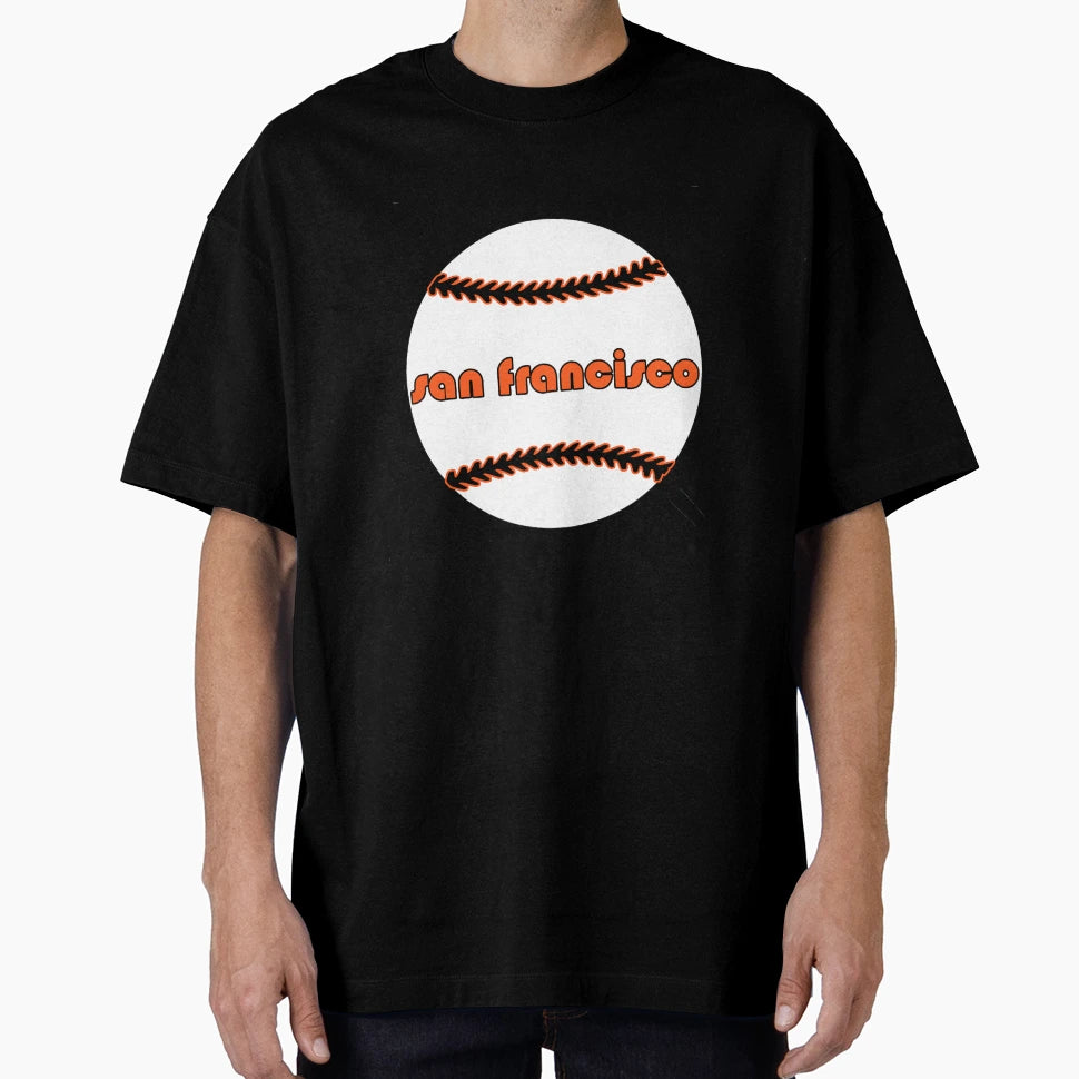 San Francisco Throwback Baseball T-Shirt - Graphic Print for Adults - T-Shirt, Sweatshirt, Hoodie