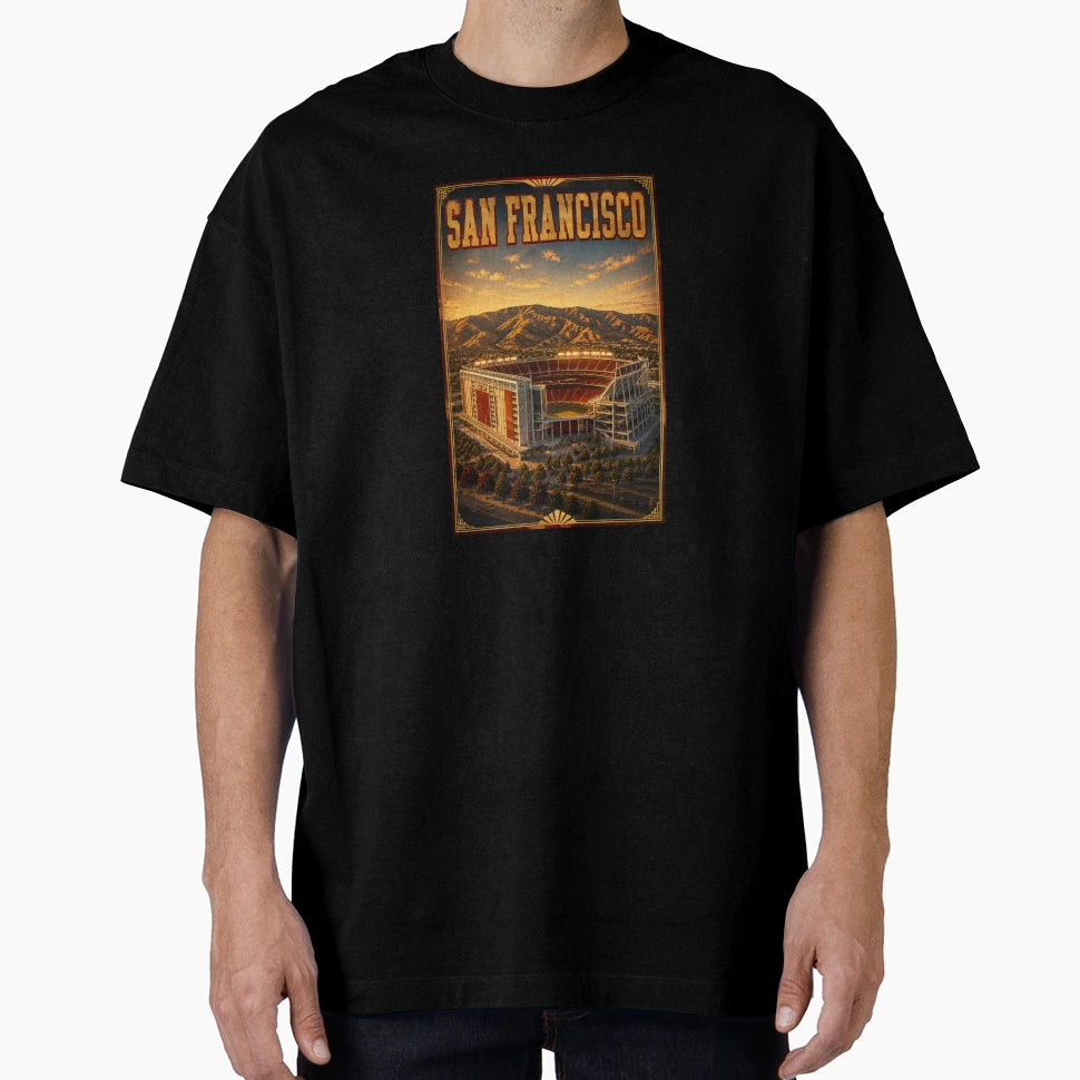 San Francisco Football Gridiron Shrine T-Shirt - Aesthetic Graphic Unisex - T-Shirt, Sweatshirt, Hoodie