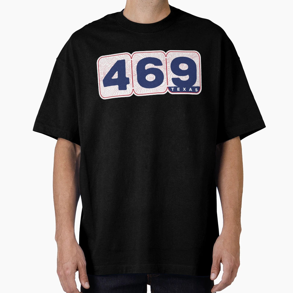 Area Code 469 T-Shirt - Unique Graphic for Adults - T-Shirt, Sweatshirt, Hoodie