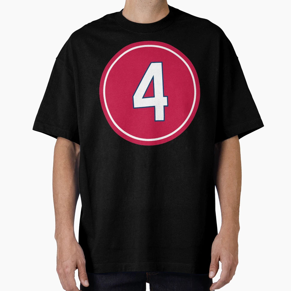 Yadier Molina 4 Jersey Number T-Shirt - Trendy Graphic for Adults - T-Shirt, Sweatshirt, Hoodie