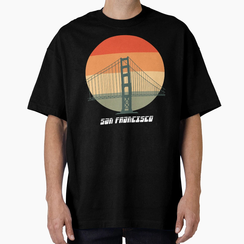 San Francisco Golden Gate Bridge T-Shirt - Streetwear Style Men Women - T-Shirt, Sweatshirt, Hoodie