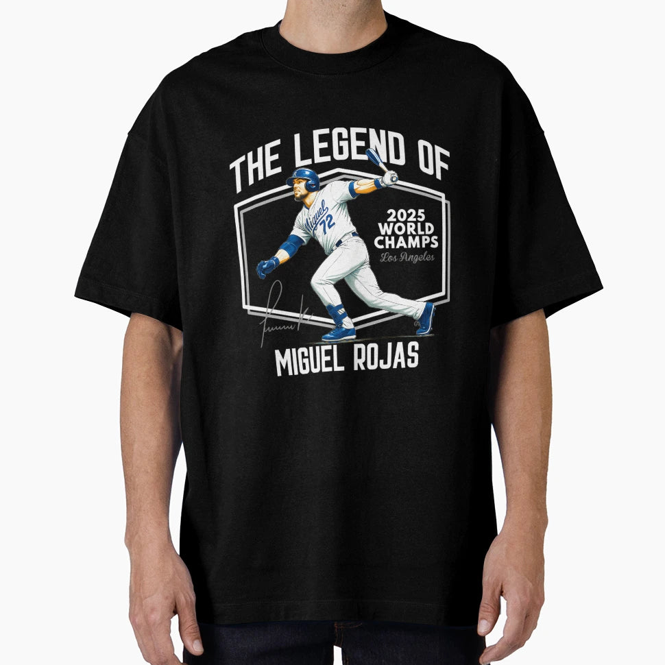 Miguel Rojas Legend Miggy Ro Los T-Shirt - Unique Graphic for Adults - T-Shirt, Sweatshirt, Hoodie