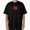 Red And Black Texas Joy Holiday T-Shirt - Fun Novelty Design for Adults - T-Shirt, Sweatshirt, Hoodie