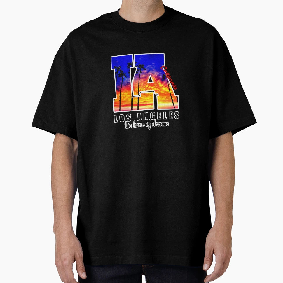 Sunset Los Angeles California Dreams T-Shirt - Casual Everyday Wear Unisex - T-Shirt, Sweatshirt, Hoodie