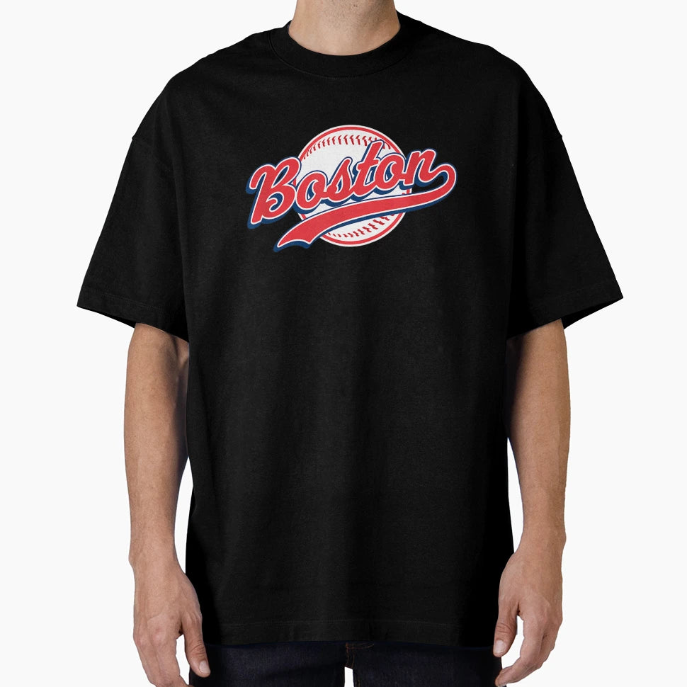 Boston Baseball Throwback T-Shirt - Novelty Apparel for Adults - T-Shirt, Sweatshirt, Hoodie