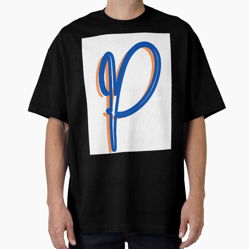 Copy Letter P Alphabet T-Shirt - Trendy Graphic Men Women - T-Shirt, Sweatshirt, Hoodie
