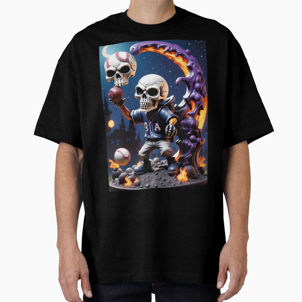 Skull 95 T-Shirt - Custom Art Print Unisex - T-Shirt, Sweatshirt, Hoodie