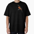 Male Orchard Oriole Singing From T-Shirt - Custom Art Print for Adults - T-Shirt, Sweatshirt, Hoodie