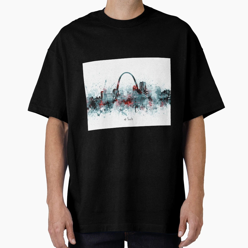 St Louis Skyline T-Shirt - Custom Art Print for Adults - T-Shirt, Sweatshirt, Hoodie