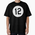 Aj Pierzynski 12 Jersey Number T-Shirt - Minimalist Print Men Women - T-Shirt, Sweatshirt, Hoodie