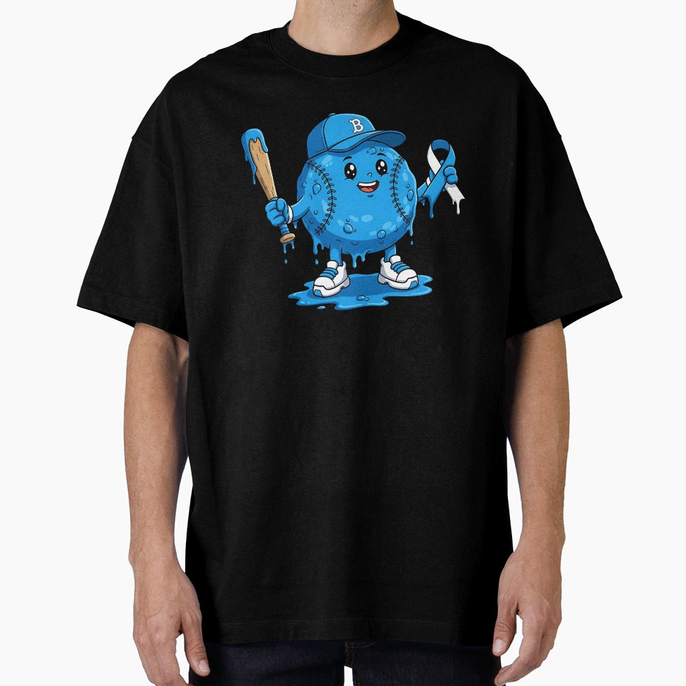 Diabetes Awareness Baseball Drip T-Shirt - Aesthetic Graphic for Adults - T-Shirt, Sweatshirt, Hoodie