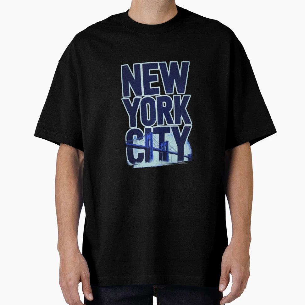 New York City Typography Minimalist T-Shirt - Custom Art Print Unisex - T-Shirt, Sweatshirt, Hoodie