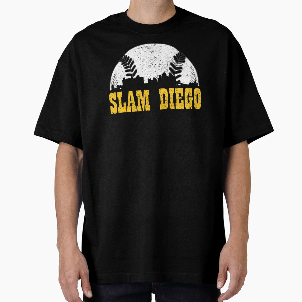 Slam Diego Baseball T-Shirt - Casual Everyday Wear Men Women - T-Shirt, Sweatshirt, Hoodie