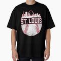 St Louis Skyline Cardinal T-Shirt - Novelty Apparel Unisex - T-Shirt, Sweatshirt, Hoodie