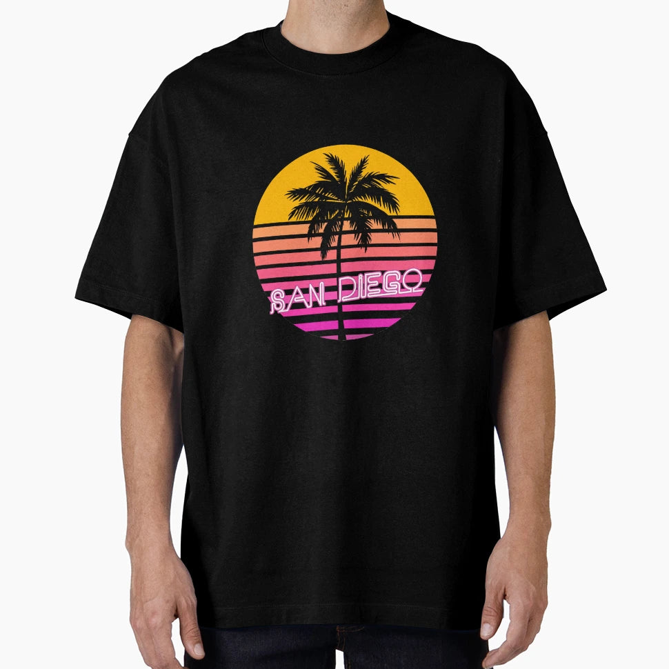 San Diego California Beach T-Shirt - Graphic Print Men Women - T-Shirt, Sweatshirt, Hoodie