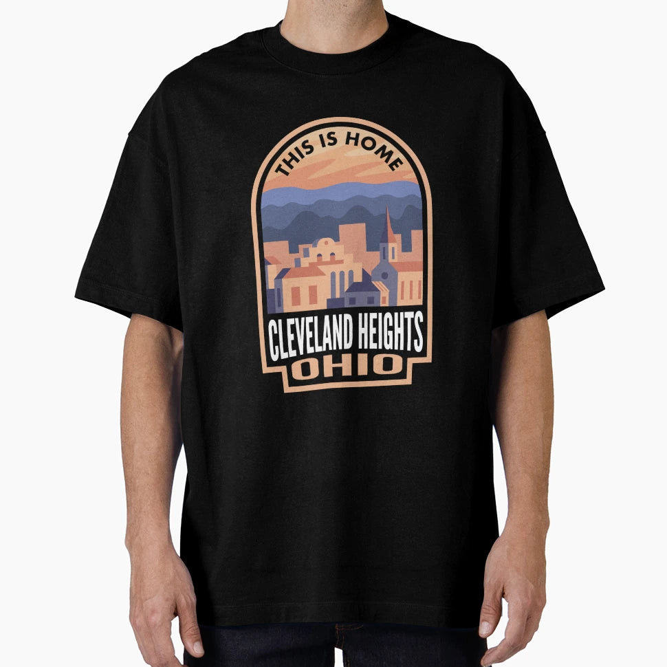 Downtown Cleveland Heights Ohio This T-Shirt - Novelty Apparel Men Women - T-Shirt, Sweatshirt, Hoodie