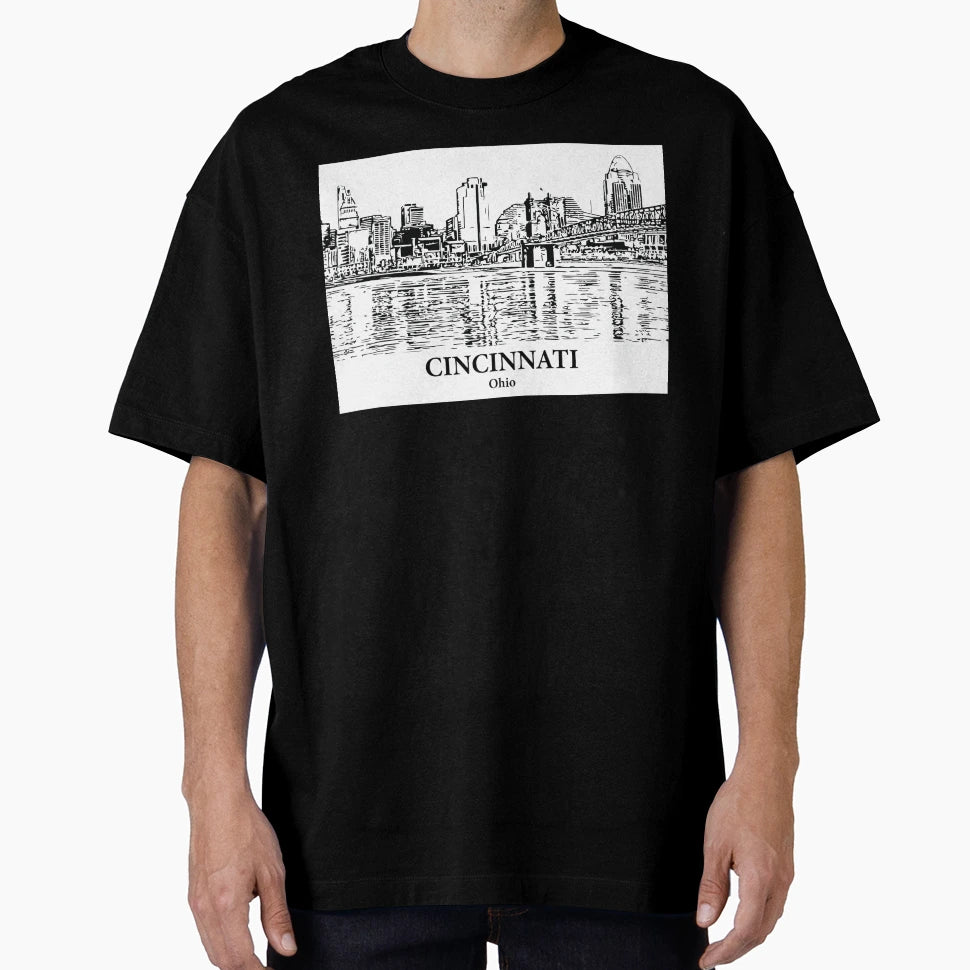 Cincinnati Ohio T-Shirt - Aesthetic Graphic Unisex - T-Shirt, Sweatshirt, Hoodie