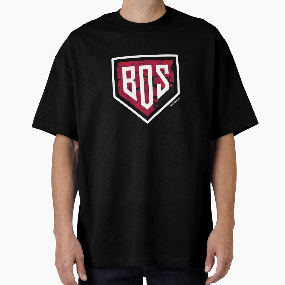Boston Baseball Home Plate City Map T-Shirt - Trendy Graphic for Adults - T-Shirt, Sweatshirt, Hoodie