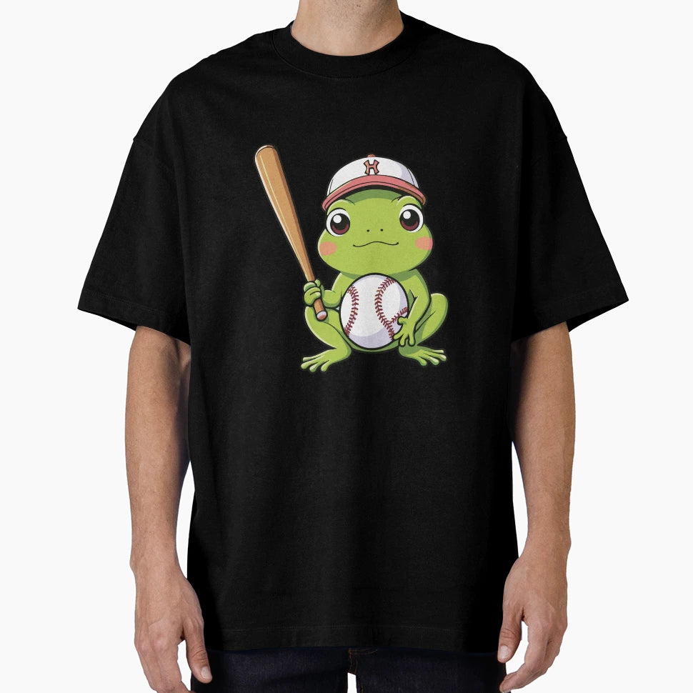 Frog Baseball Frog T-Shirt - Fun Novelty Design for Adults - T-Shirt, Sweatshirt, Hoodie