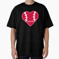 Cleveland Baseball Heart And T-Shirt - Streetwear Style for Adults - T-Shirt, Sweatshirt, Hoodie