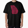 Atlanta Baseball Bat State Outline T-Shirt - Streetwear Style Unisex - T-Shirt, Sweatshirt, Hoodie