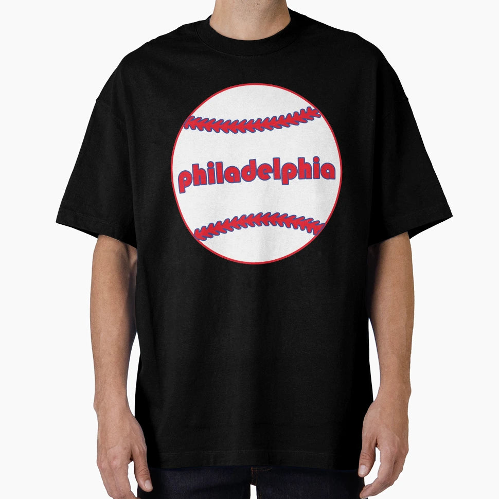 Philadelphia Throwback Baseball T-Shirt - Minimalist Print Unisex - T-Shirt, Sweatshirt, Hoodie