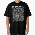 St Louis Map T-Shirt - Novelty Apparel for Adults - T-Shirt, Sweatshirt, Hoodie