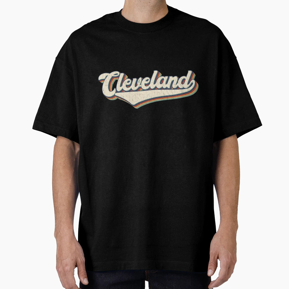 Cleveland Script T-Shirt - Minimalist Print Men Women - T-Shirt, Sweatshirt, Hoodie