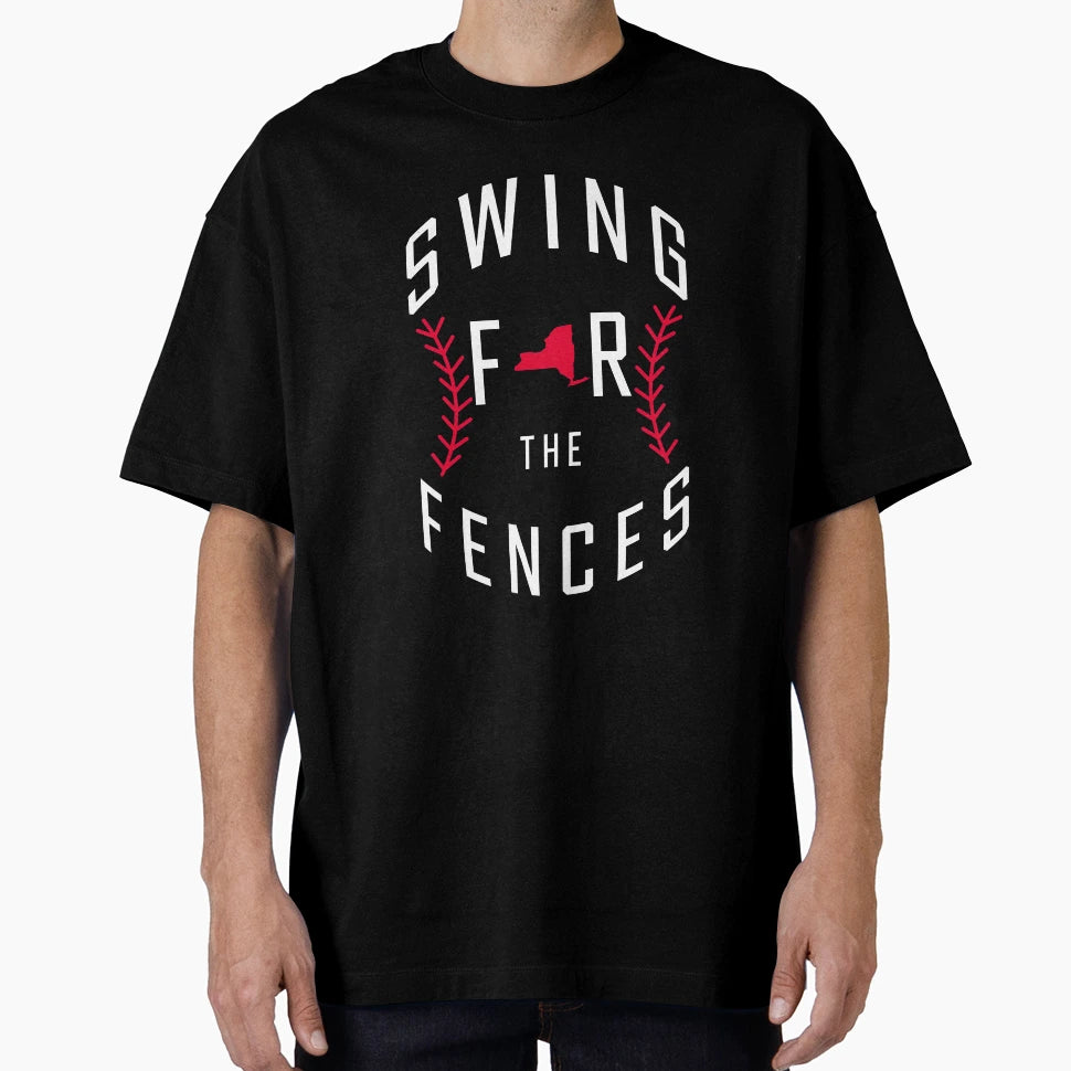 New York Baseball Swing Fences Game Day T-Shirt - Aesthetic Graphic Unisex - T-Shirt, Sweatshirt, Hoodie