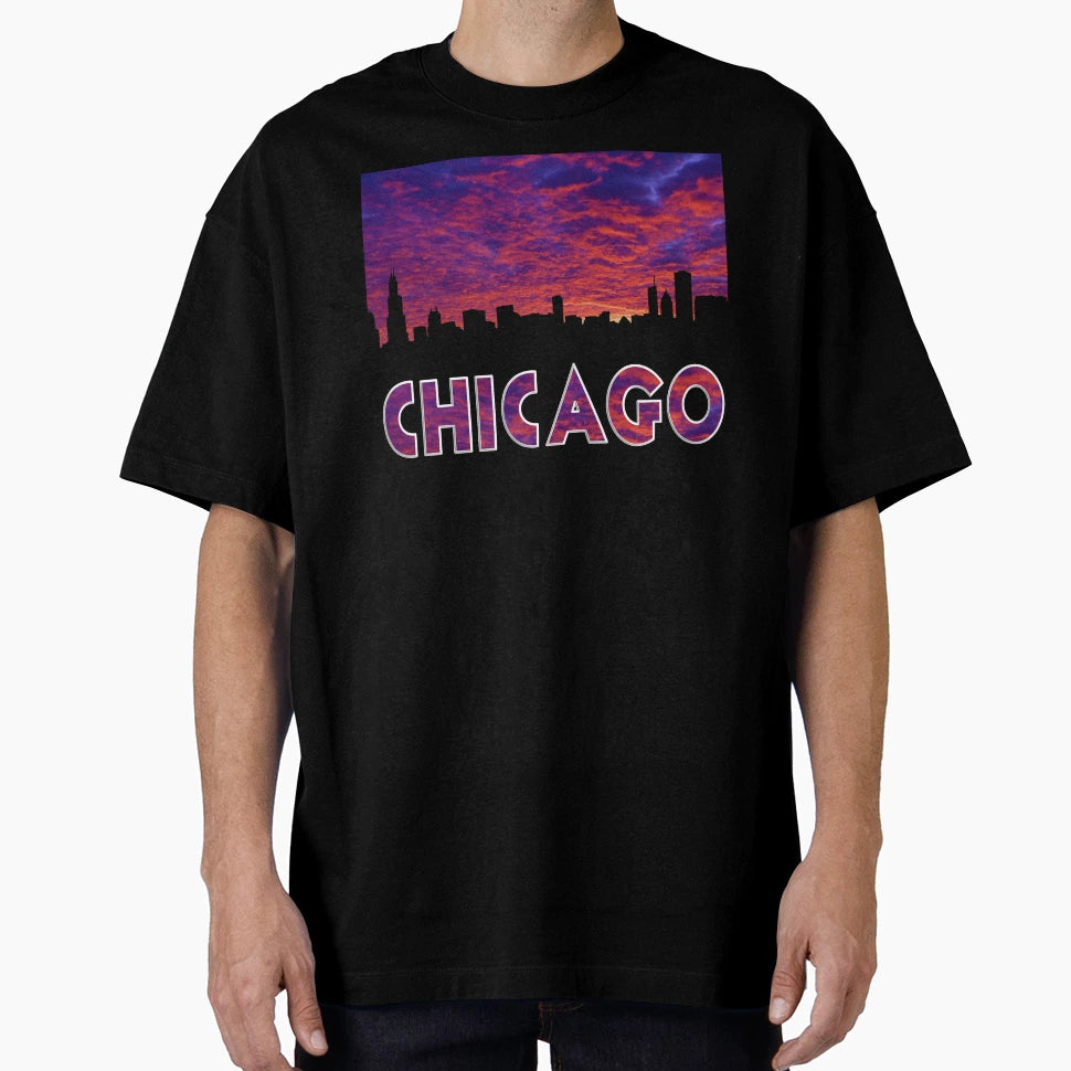 Chicago T-Shirt - Aesthetic Graphic Men Women - T-Shirt, Sweatshirt, Hoodie