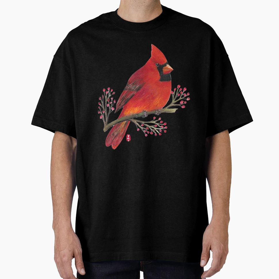 Red Cardinal T-Shirt - Graphic Print Unisex - T-Shirt, Sweatshirt, Hoodie