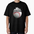Cincinnati Downtown Baseball Ohio T-Shirt - Fun Novelty Design Men Women - T-Shirt, Sweatshirt, Hoodie