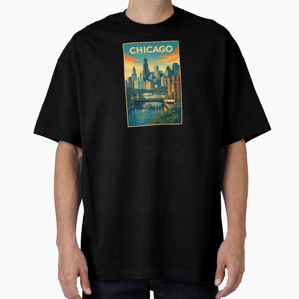 Chicago T-Shirt - Streetwear Style Men Women - T-Shirt, Sweatshirt, Hoodie