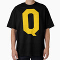 Alphabet Yellow Q Sports Letter Q T-Shirt - Casual Everyday Wear Unisex - T-Shirt, Sweatshirt, Hoodie