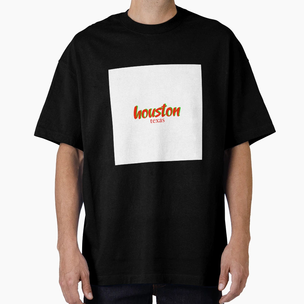 Houston Texas T-Shirt - Minimalist Print Men Women - T-Shirt, Sweatshirt, Hoodie