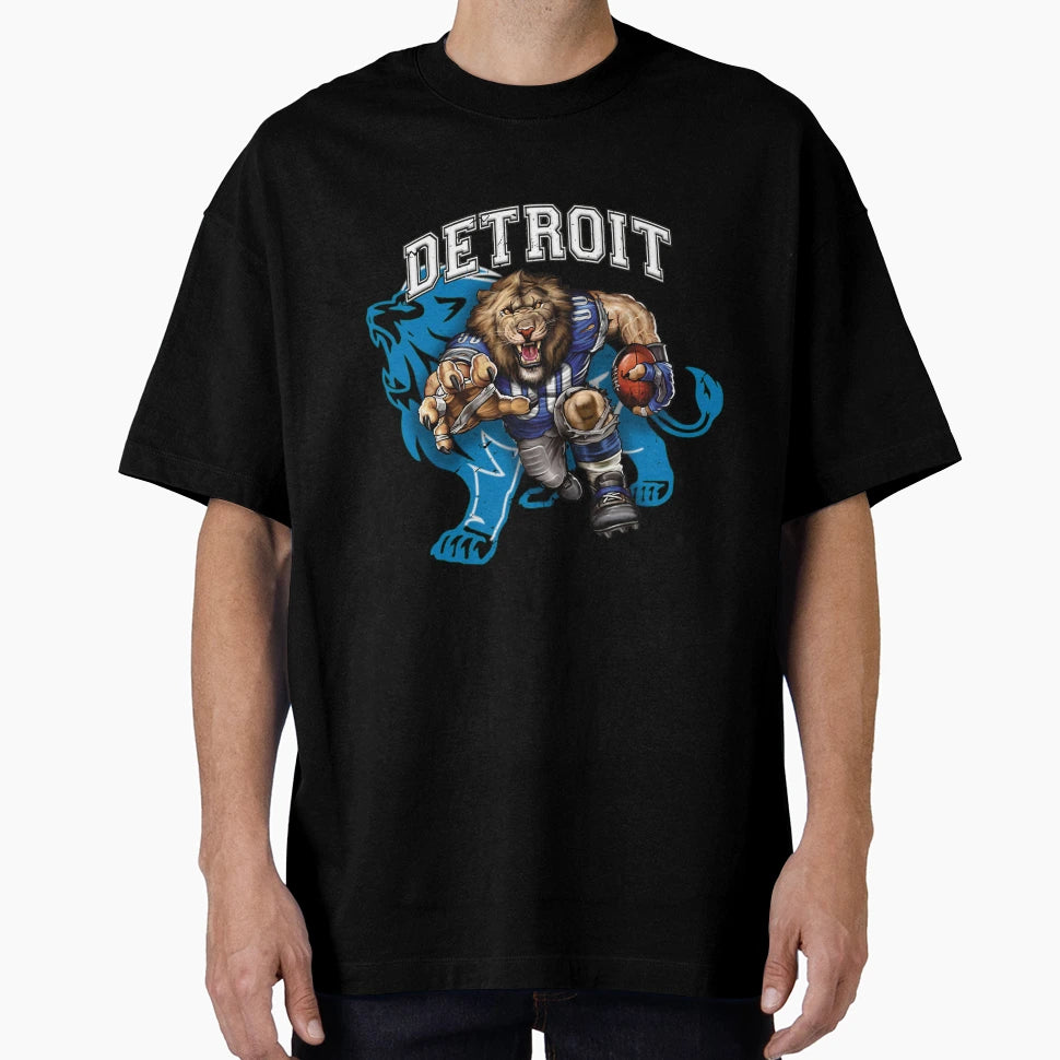 Detroit Football T-Shirt - Casual Everyday Wear Men Women - T-Shirt, Sweatshirt, Hoodie