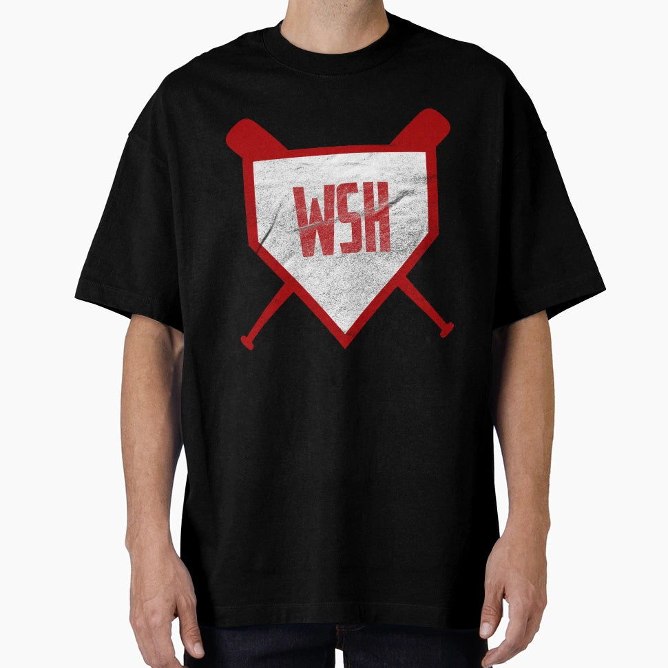 Washington Abbreviation Baseball Home T-Shirt - Trendy Graphic Men Women - T-Shirt, Sweatshirt, Hoodie