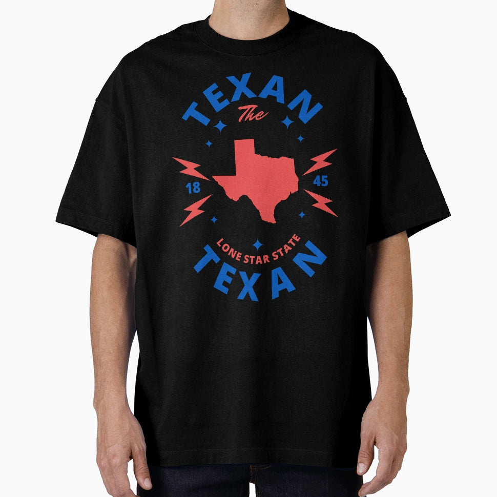 Texan Texas State People Tx Map T-Shirt - Custom Art Print Men Women - T-Shirt, Sweatshirt, Hoodie