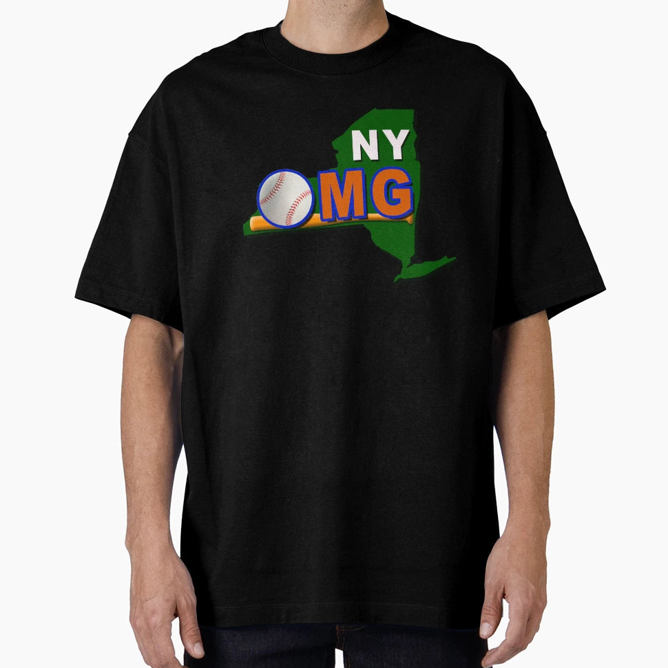 Ny Omg Bat Baseball T-Shirt - Minimalist Print Unisex - T-Shirt, Sweatshirt, Hoodie
