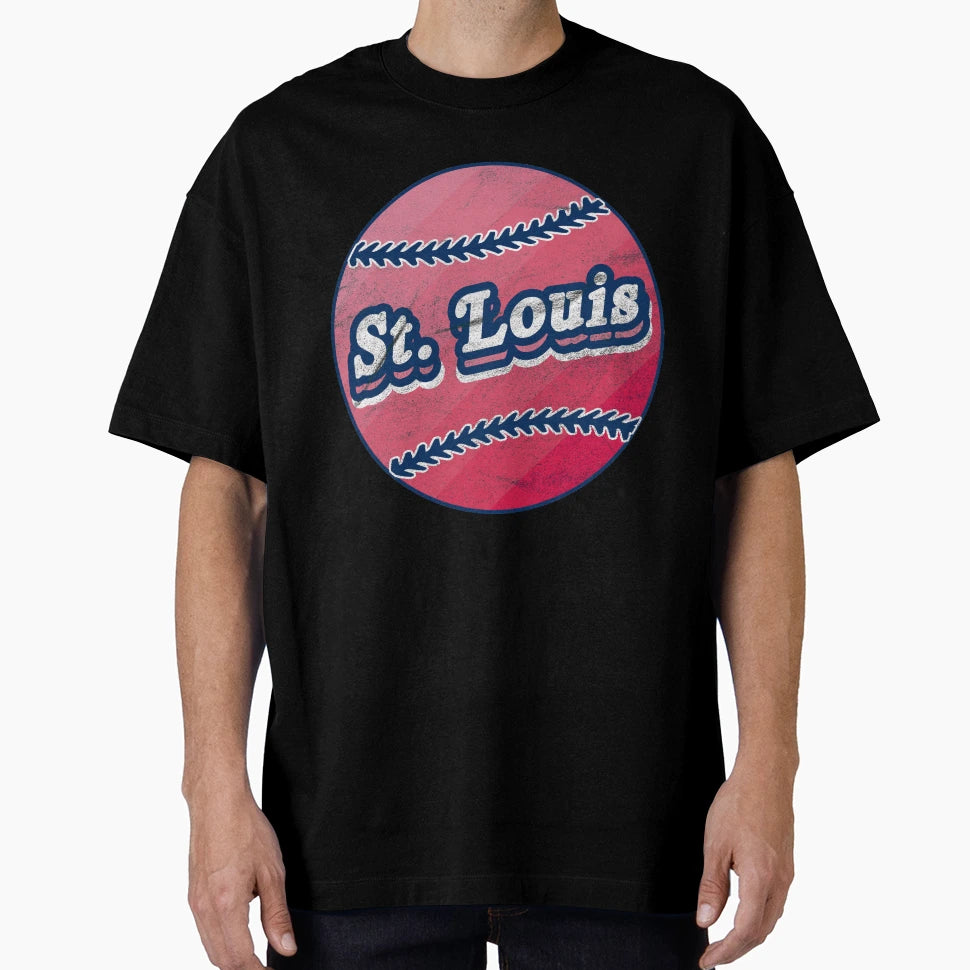 St Louis Baseball T-Shirt - Streetwear Style for Adults - T-Shirt, Sweatshirt, Hoodie