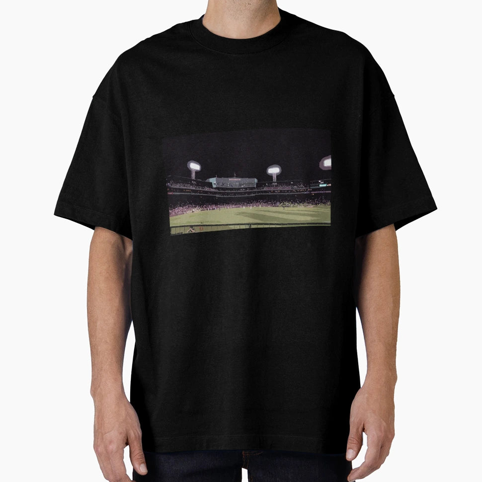 Sox Fenway Cutout T-Shirt - Minimalist Print Men Women - T-Shirt, Sweatshirt, Hoodie